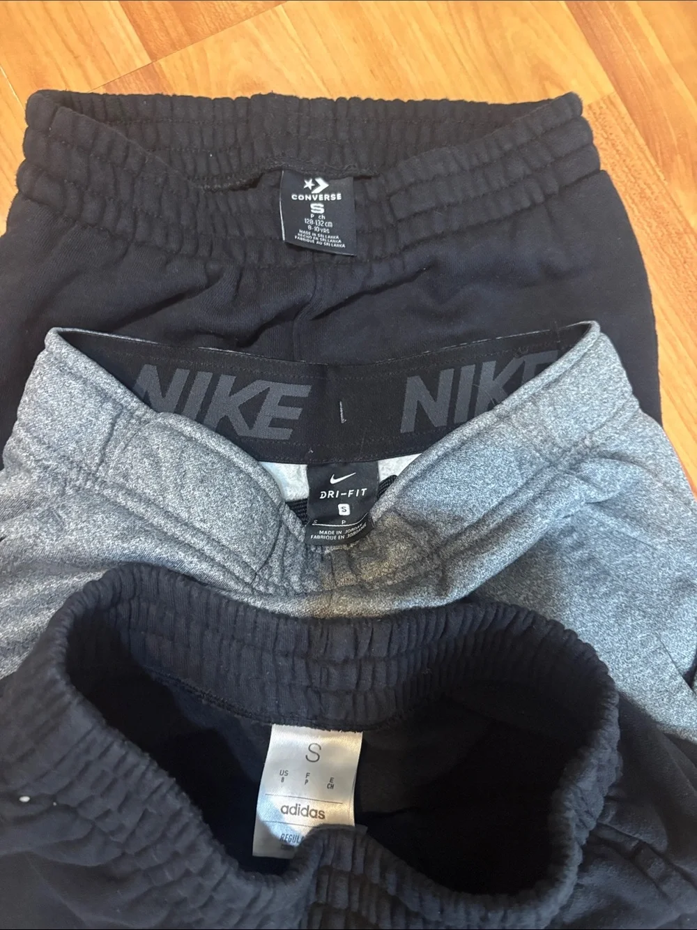 adidas black joggers